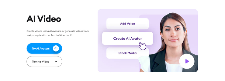 هوش مصنوعی تولید محتوا ویدیویی Veed.io
